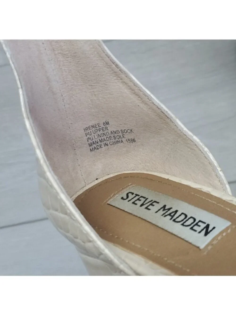 Steve Madden Women Irenee Ankle Strap Block Heels sandals shoes sz 8M